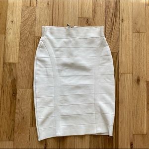 White skirt
